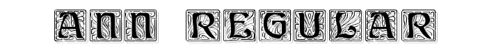 Ann Regular font